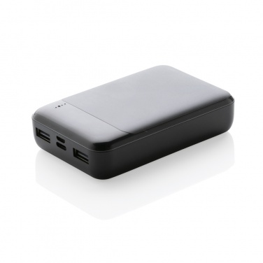 Logotrade Firmengeschenke das Foto: 10.000 mAh Powerbank aus RCS Standard recyceltem Kunststoff